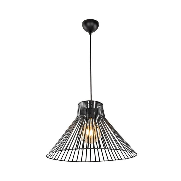Lampada a sospensione Panama MDL4135 filo metallico nero EFFEZ