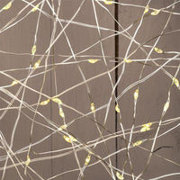 Catena solare 2x20m 200 MicroLED bianco caldo