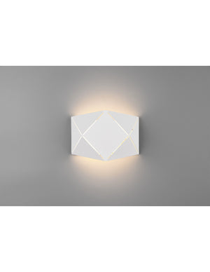 Applique Rettangolare Led Zandor Bianco L18 cm Trio Lighting