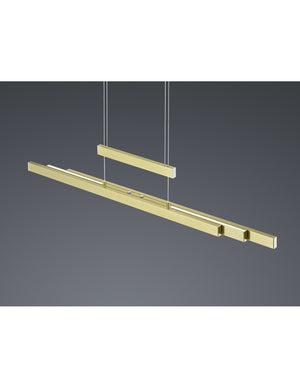Sospensione Moderna Trajan Led Touch Dimmerabile Ottone Trio Lighting