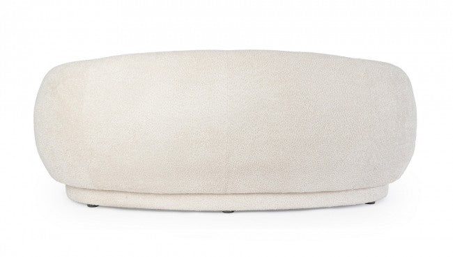 Divano 2 posti 191x93x73 in bouclé naturale