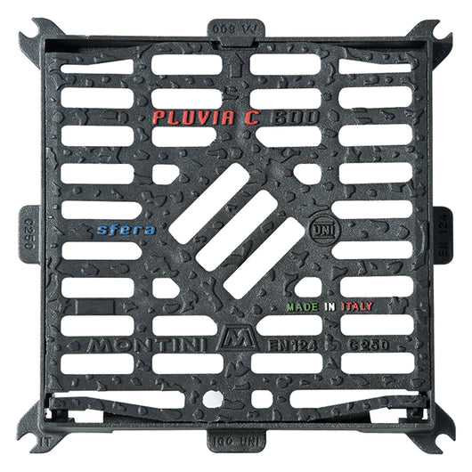 Caditoia in ghisa 50 x 50 cm C250