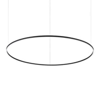 Lampada a sospensione nero D 1500 x H min 275 - max 2025 mm