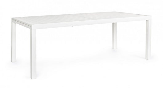 Tavolo alluminio bianco 200x100 cm
