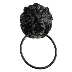 Battaglio anello ghisa leone cm15,5x6h24,5