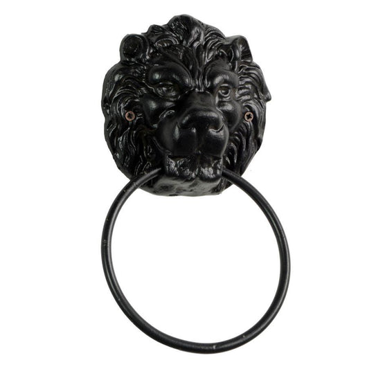 Battaglio anello ghisa leone cm15,5x6h24,5