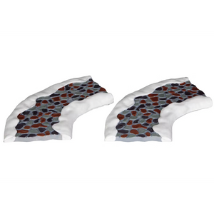 Strada in pietra curve 2pz Lemax