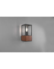 Applique Garonne Da Esterno IP44 1xE27 Legno Trio Lighting