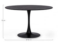 Tavolo Bloom Nero