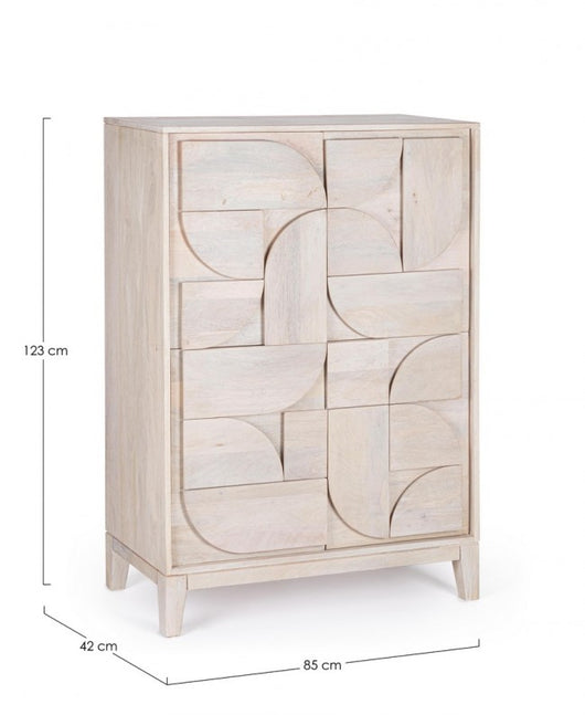 Mobile alto in legno 85x42x123 cm