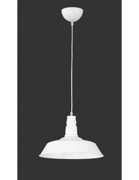 Sospensione Pagoda Will 1xE27 Bianco Ø36 cm Trio Lighting
