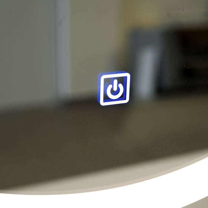 Specchio rotondo 60 cm con retroilluminazione