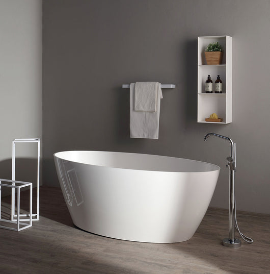 Vasca da bagno moderna in resina di marmo