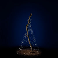 Luci Danzanti Stella Cadente Cambio Colore Esterni H 270 Ø 28 cm