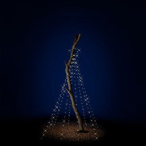 Luci Danzanti Stella Cadente Cambio Colore Esterni H 270 Ø 28 cm