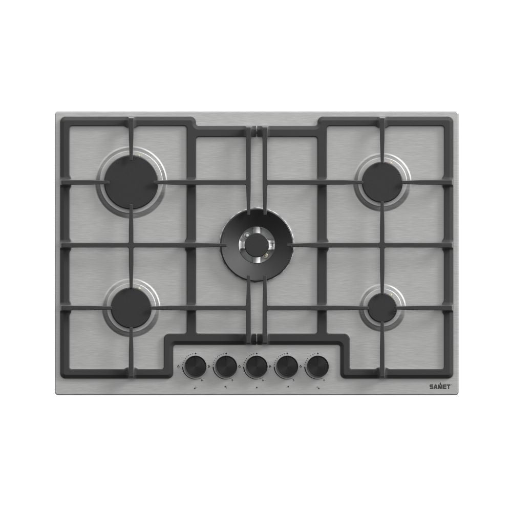 Samet piano cottura Mercurio 75 inox L75xP51