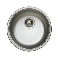 Lavello cucina a pozzetto in acciaio inox da incasso diam. 43.5 cm EFFEZ