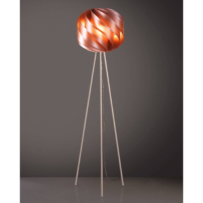 Piantana treppiedi Copper in Metallo Cm. 40 x 163 h