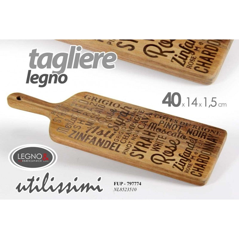 x12 Tagliere in legno acacia cm 40 x 14 bar ristoranti pub