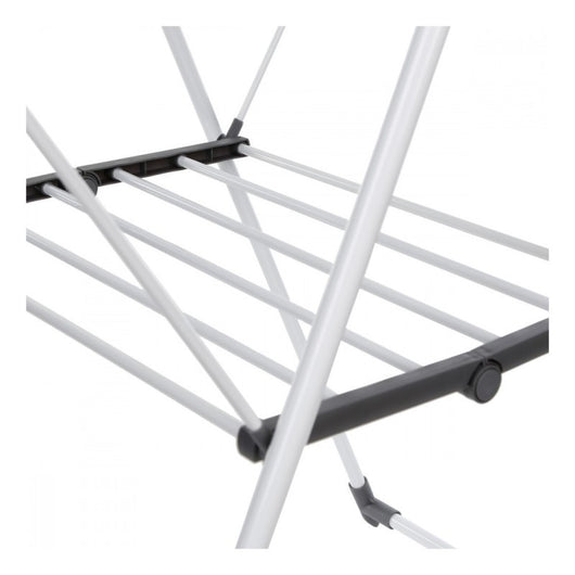 Stendino in acciaio e polipropilene Bianco SINAI 158x69,7x h199 cm