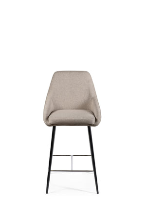 2x Sgabello in Tessuto 46cm x 49cm H. 97cm