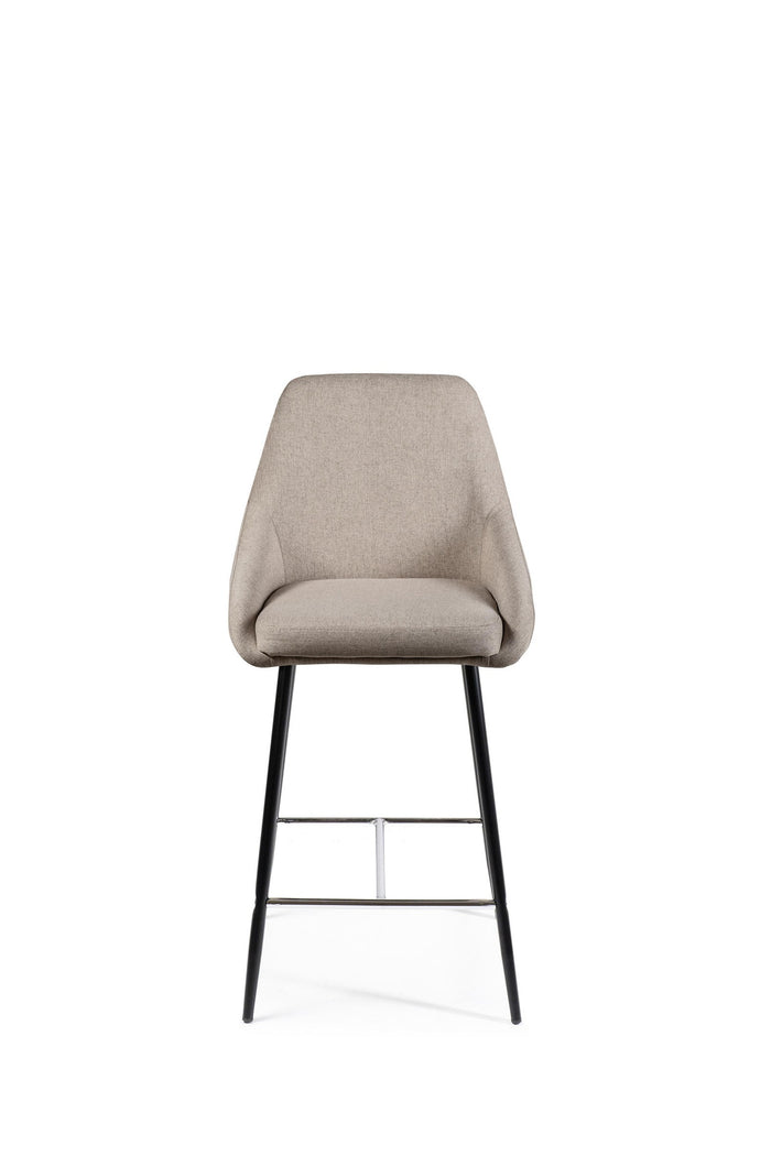 2x Sgabello in Tessuto 46cm x 49cm H. 97cm