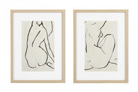 2x Quadro C-C raffinato 30x40 cm