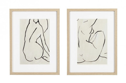 2x Quadro C-C raffinato 30x40 cm