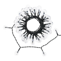 Catena Solare 50 Sfere d. 20 mm Trasp. LED 2+5m