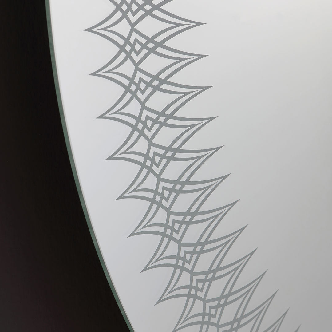 Specchio rotondo 80 cm con led integrato