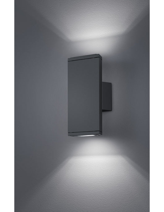 Applique Biemissione Da Esterno Colorado Led IP54 Antracite Trio Lighting