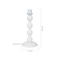 Lampada da tavolo beige 21x30 cm