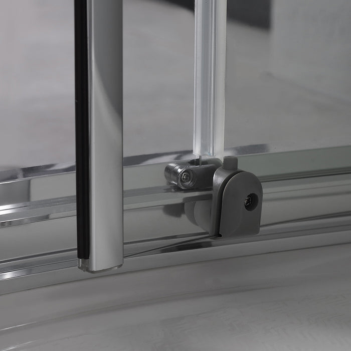 Box doccia semicircolare 80x80 trasparente