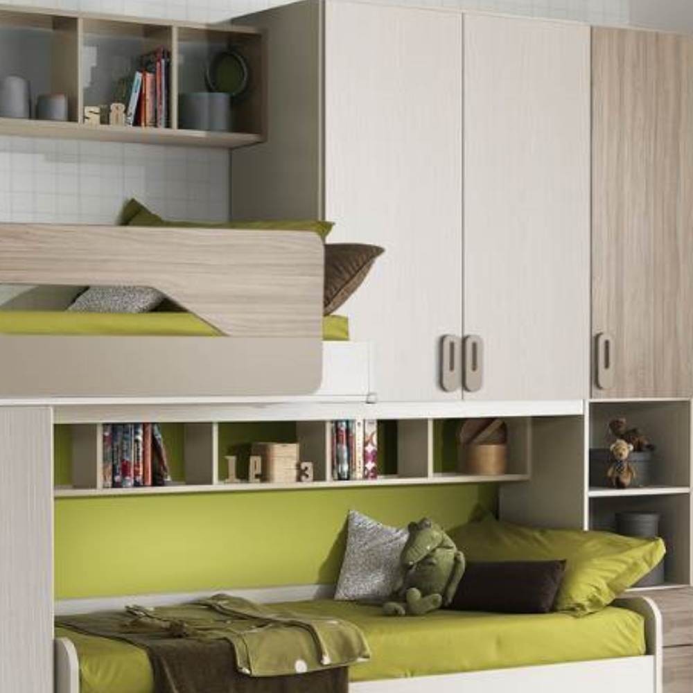 Cameretta soppalco 398,4x94,5x245,3 cm