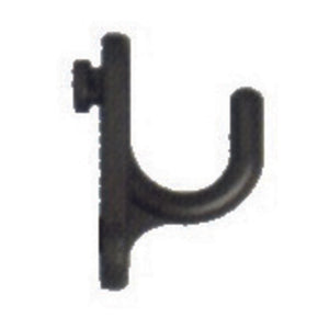 Gancio curvo per pannelli forati 19 mm