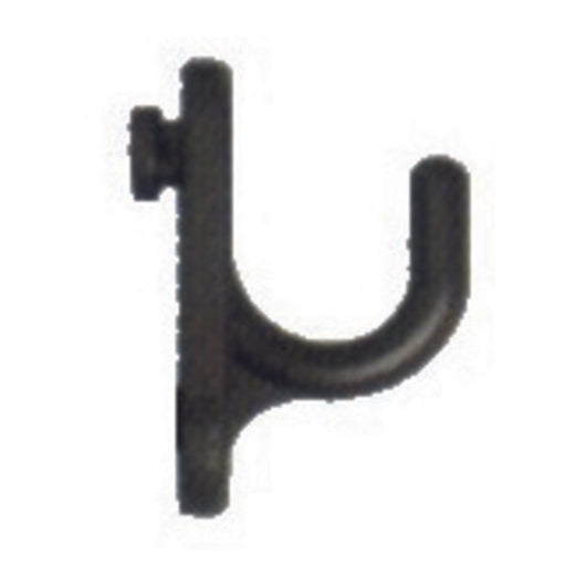 Gancio curvo per pannelli forati 19 mm