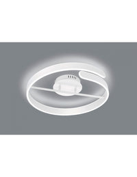 Lampada Soffitto Design Cerchio Led Dimmer 4000k Parma Bianco Trio Lighting