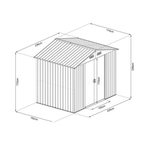 Casetta Jardin L236xP174xH206 cm