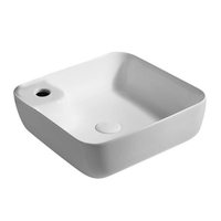 Lavabo da appoggio 42x42 cm, colore bianco