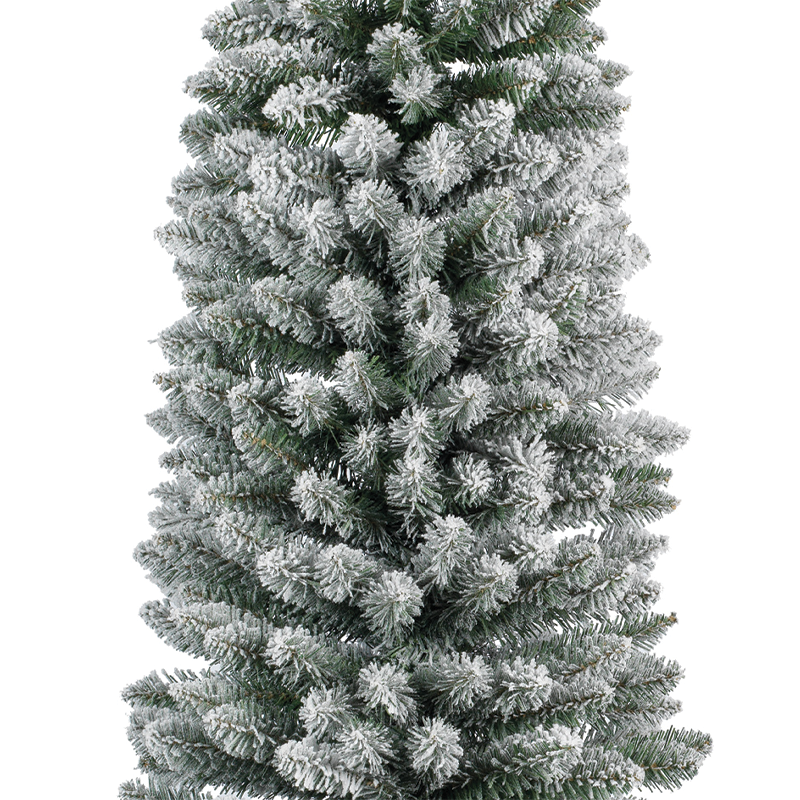 Albero di natale Pensil pine innevato 60 x H 210 cm
