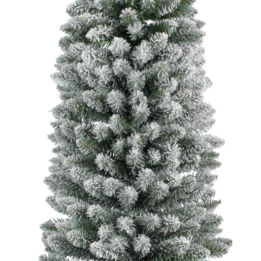Albero di natale Pensil pine innevato 60 x H 210 cm