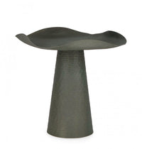 Tavolino lalita verde D.41 x 41h in metallo