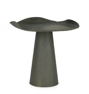 Tavolino lalita verde D.41 x 41h in metallo