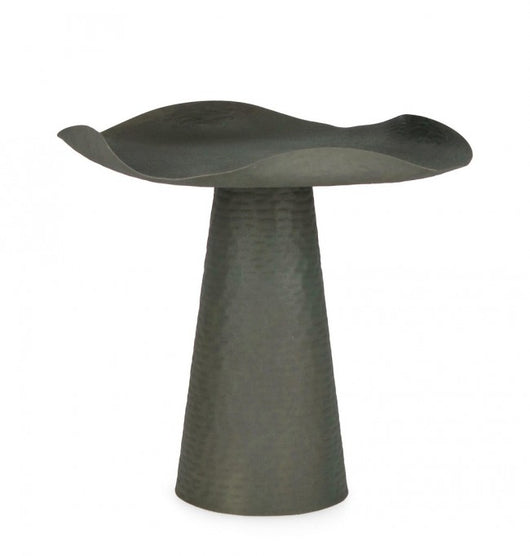 Tavolino lalita verde D.41 x 41h in metallo