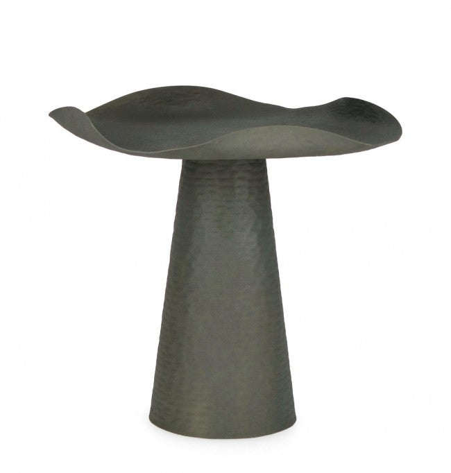 Tavolino lalita verde D.41 x 41h in metallo