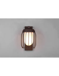 Lampada Parete Gabbia Ruggine 1xE27 Tuela IP44 Trio Lighting