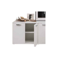 Mobile multiuso da soggiorno Bianco in legno nobilitato 180x80x45 cm