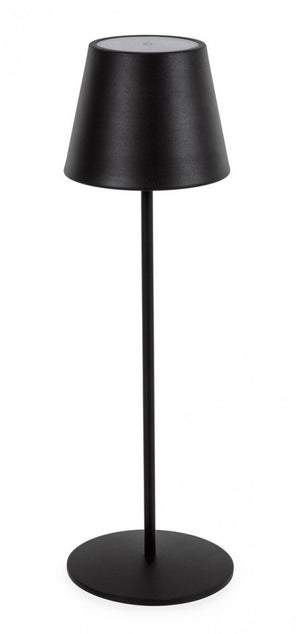Lampada tavolo led Etna nero D.12 x 38h