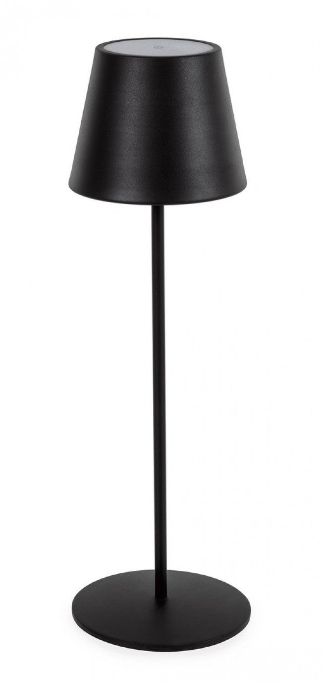 Lampada tavolo led Etna nero D.12 x 38h