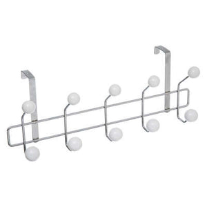 Appendiabiti da parete da 10 ganci  L 16,5 x P 12 x H 44 cm